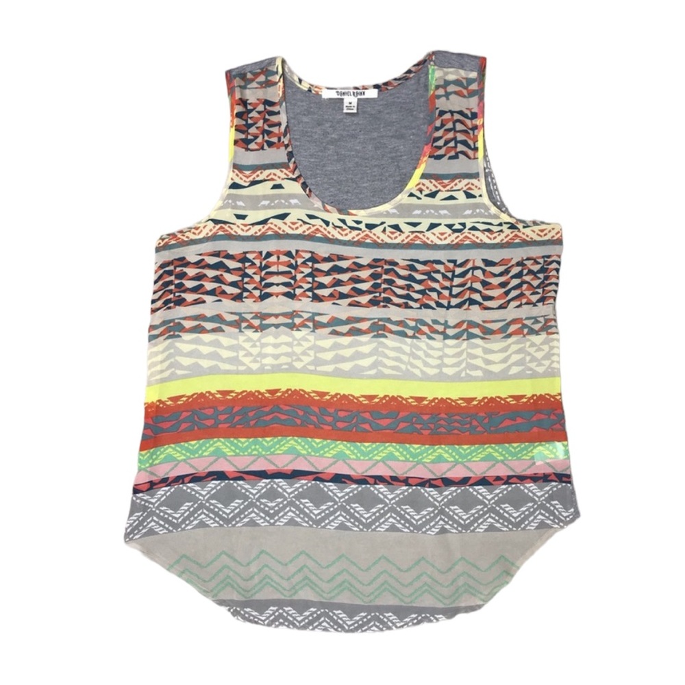 Daniel Rainn Semi Sheer Tank Top Blouse Size Medium